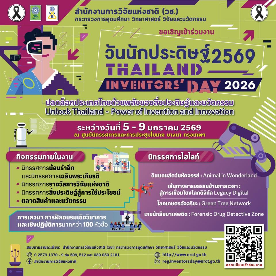 วันนักประดิษฐ์ 2569 (Thailand Inventors’ Day 2026)