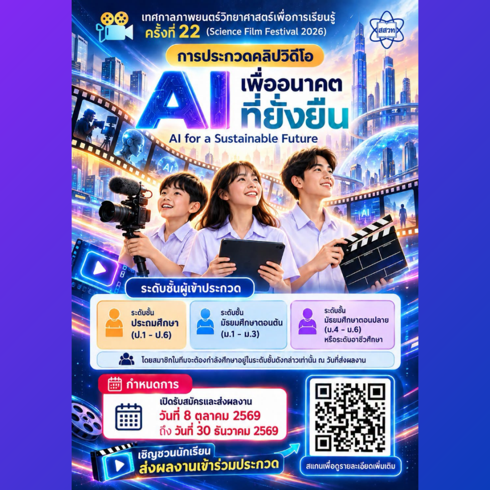 AI เพื่ออนาคตที่ยั่งยืน (AI for a Sustainable Future)