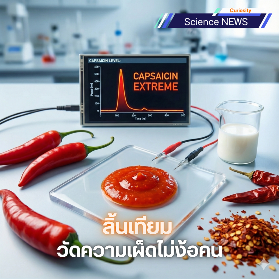 ลิ้นเทียม วัดความเผ็ดไม่ง้อคน