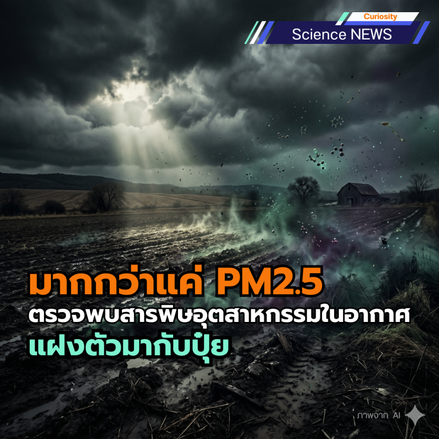 มากกว่าแค่ PM2.5 ตรวจพบสารพิษอุตสาหกรรมในอากาศ แฝงตัวมากับปุ๋ย